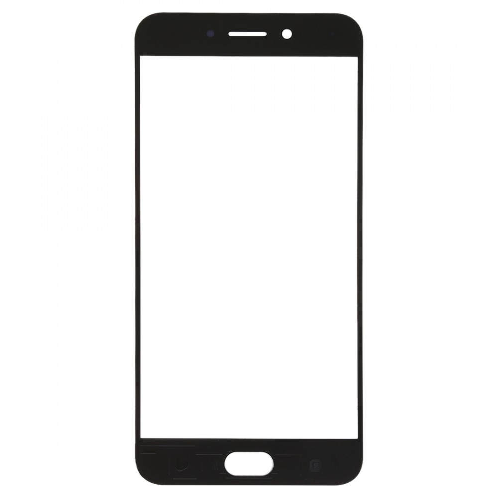 Front Screen Outer Glass Lens for OPPO A77 / A77T(Black) Oppo Replacement Parts Oppo A77